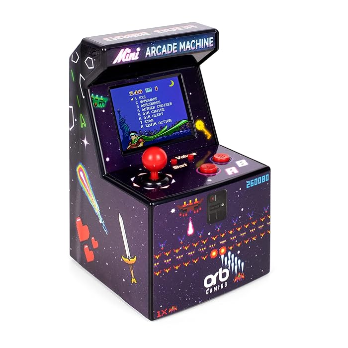 Buy Orb Mini Arcade Machine, 240 BuiltIn Games Thumbs Up! Online