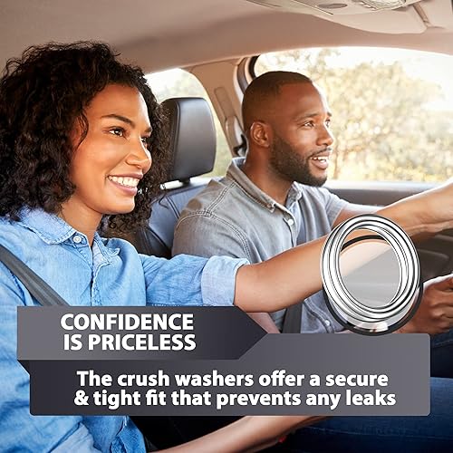 Miniatura 7 de 15 piezas de arandelas de sello de junta de aplastamiento de tapón de drenaje de aceite y líquido de transmisión - 16 mm de reemplazo para Subaru PN