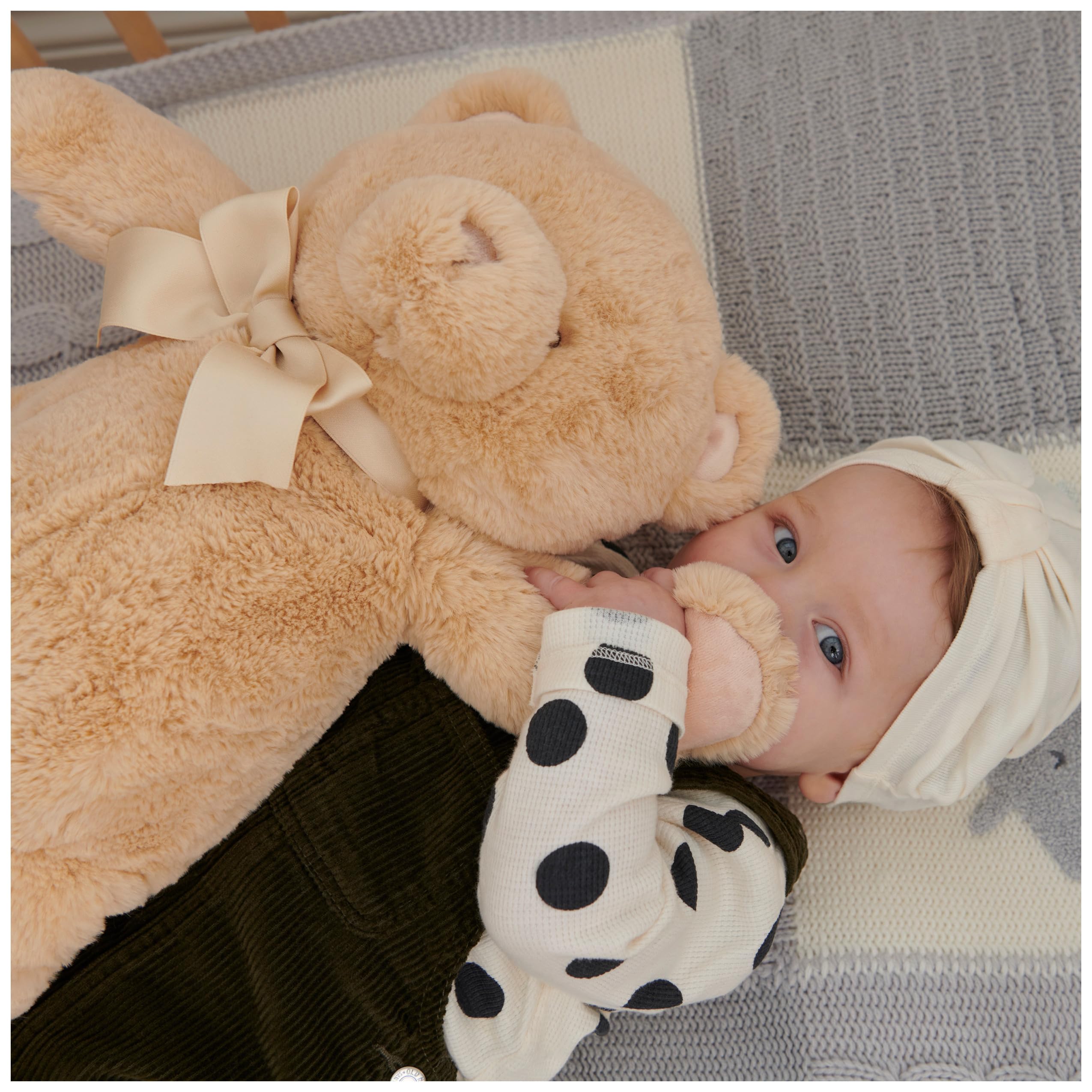 GUND Baby My First Friend Teddybär, Hellbraun, ultraweiches Tier-Plüschtier für Babys und Neugeborene