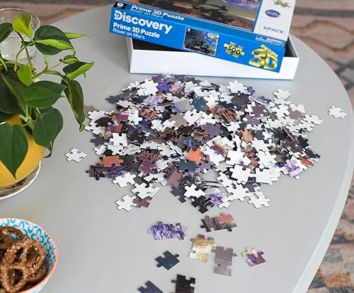 Miniatura 3 de Discovery Channel Mars Rover Super 3D Puzzle | Rompecabezas de 500 piezas para adultos y niños | Regalos espaciales de la NASA | Teaser cerebral