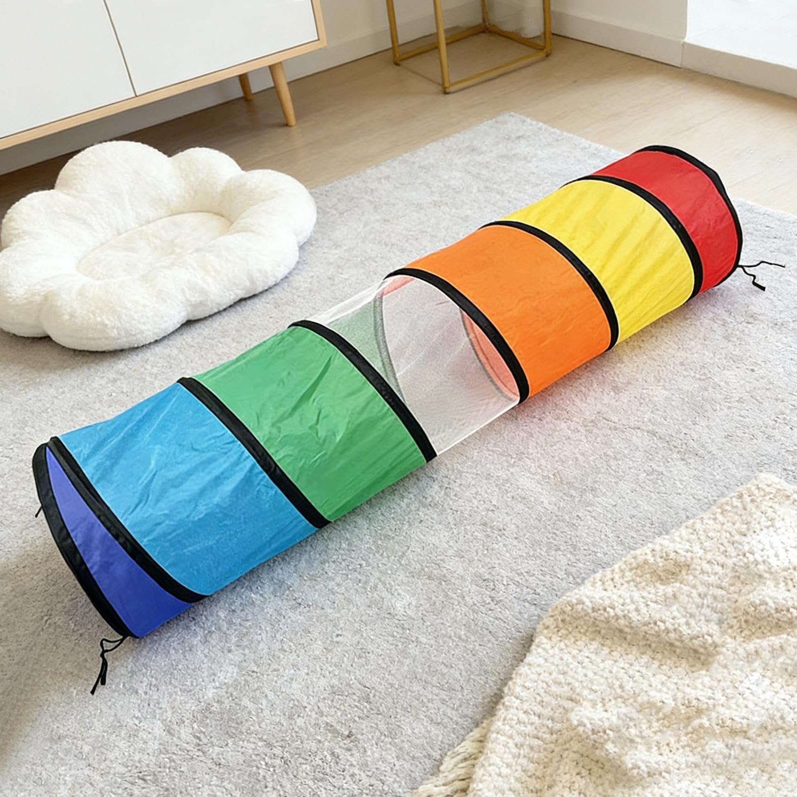 Spieltunnel für Kinder Krabbeltunnel für Kleinkinder | Tragbares Spieltunnel für Garten, Spielzimmer, Wohnzimmer, Schlafzimmer, Zuhause, Terrasse, Spielplatz
