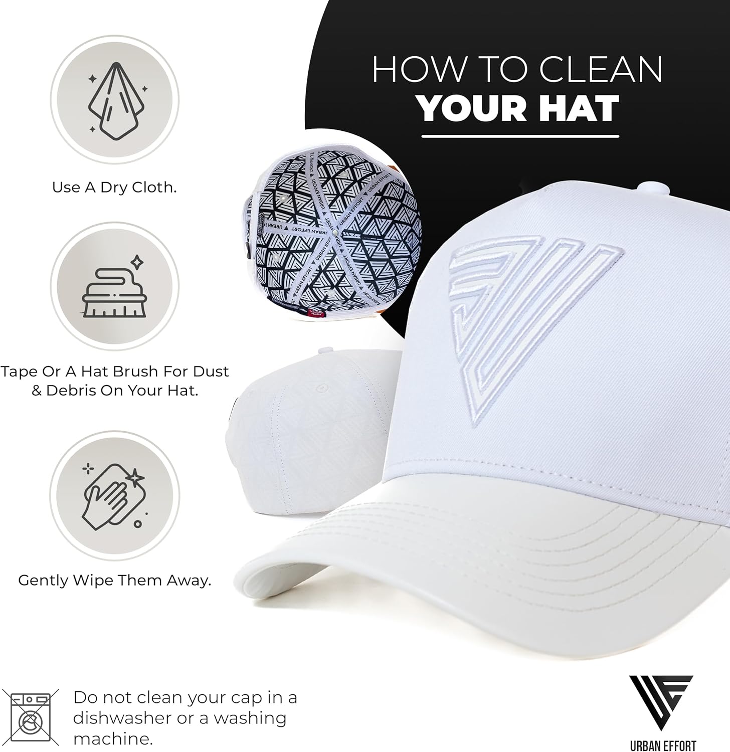 Urban Effort Trendy Mesh Back Cap - Baseball Hat 5-Panel Trucker Hat Women - Trendy Snapback for Outdoors - Image 4