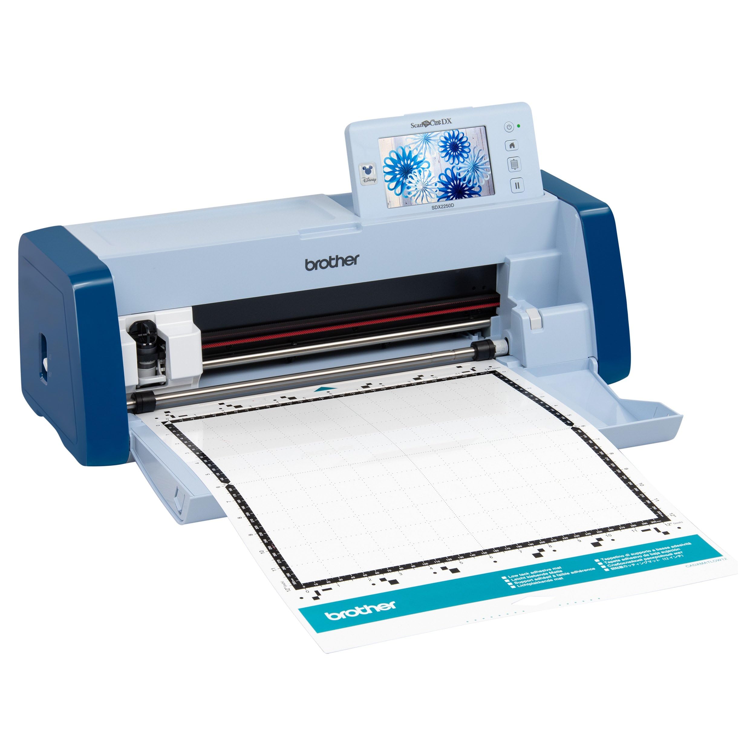 Brother ScanNCut DX SDX2250D, Machine de Découpe et Traçage Disney, Scanner 600 dpi, 1485 Motifs Intégrés, Connectivité WLAN