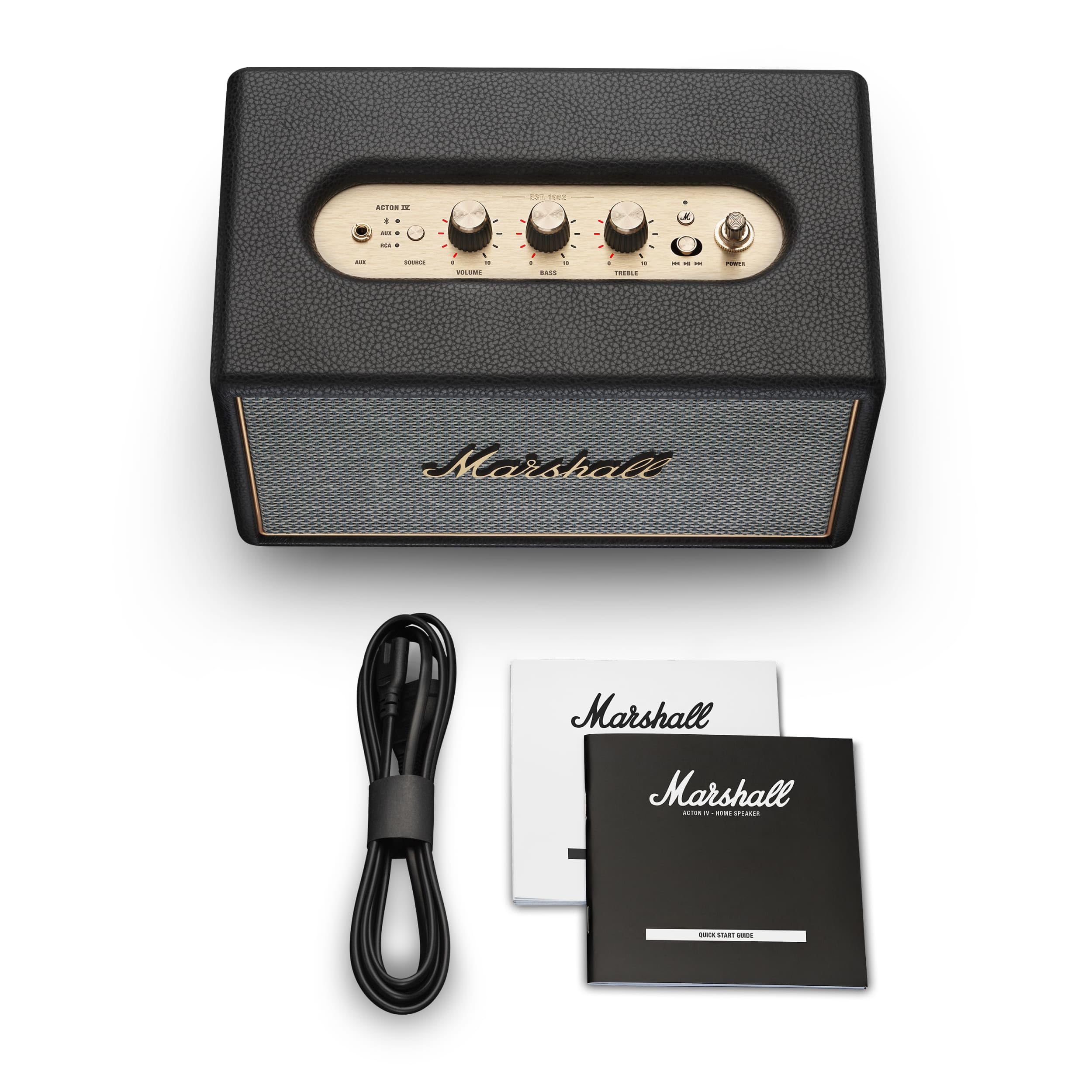Marshall Acton IV Enceintes Bluetooth - Noir