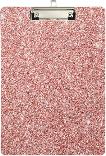 Miniatura 11 de Portapapeles de plástico con diseño de moda para estudiantes, niños, mujeres y hombres, tablero de clip acrílico A4, tamaño estándar A4, 9 x 12.5