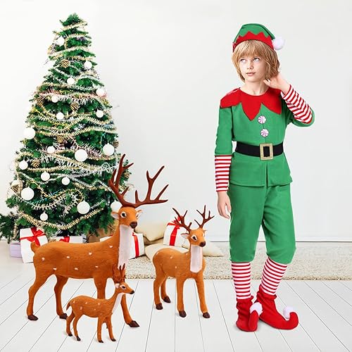 Miniatura 7 de Santa's Helper - Disfraz de Navidad para niños y niñas, conjunto de traje de Navidad