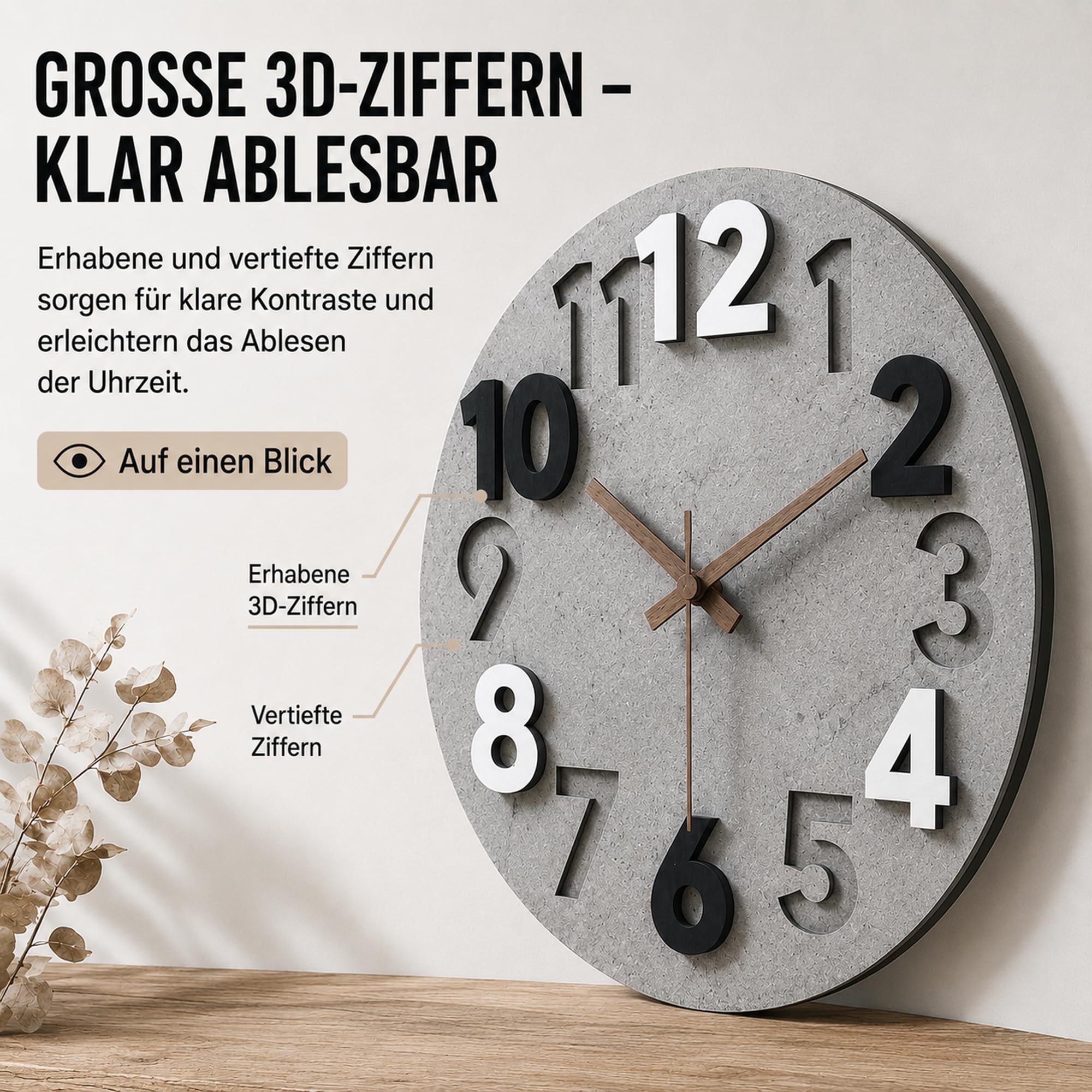 Stellarize Relojes de pared (40 cm)