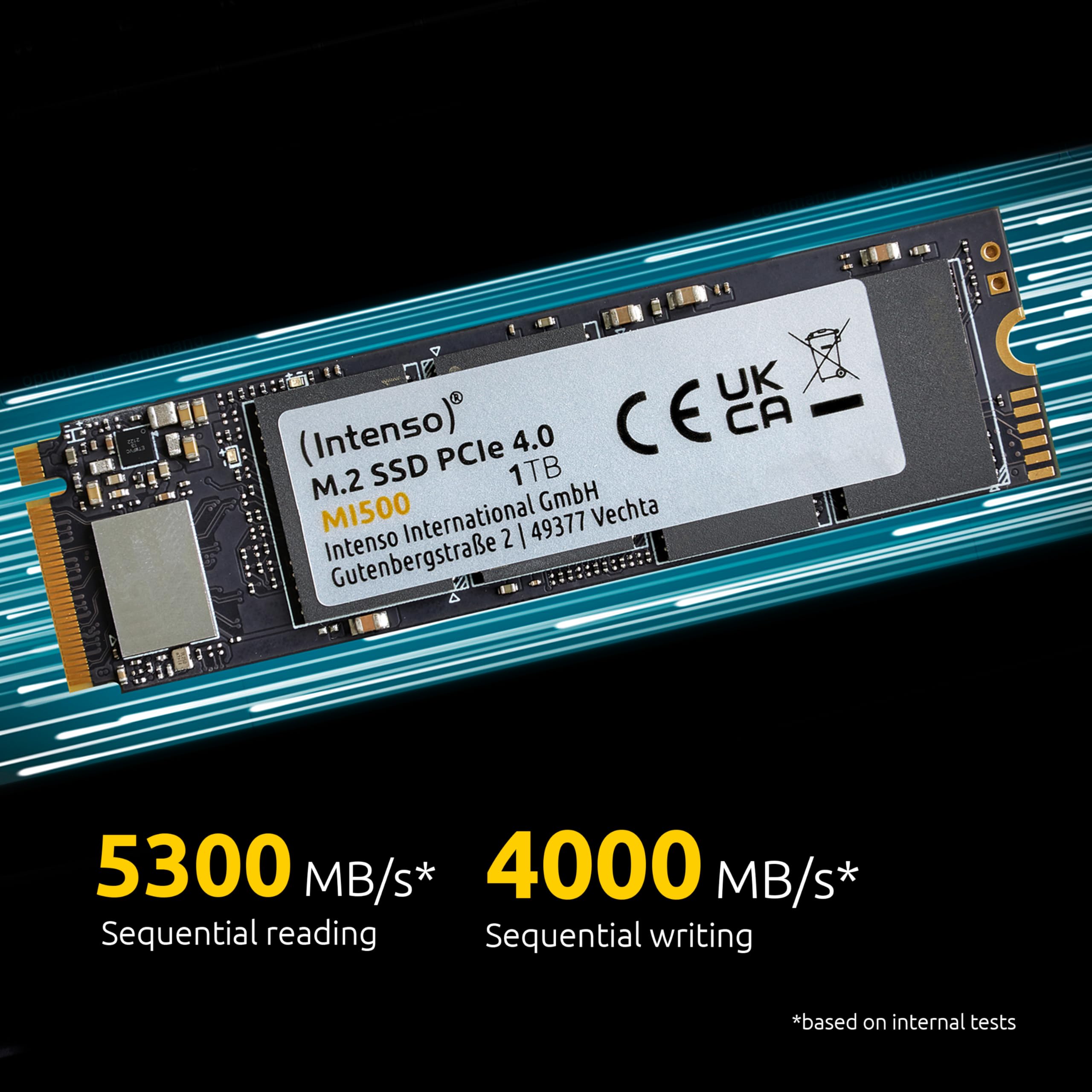 Amazon.com: Intenso MI500 500GB NVMe SSD, M.2 Internal SSD, PCIe