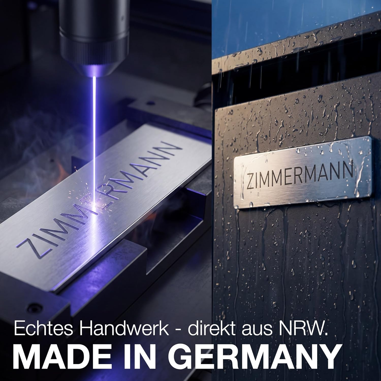 Personalised Door Sign - Self Adhesive Bell Sign - Name Plate for Bell or Mailbox with Engraving - Acrylic Door Sign with Name (10)