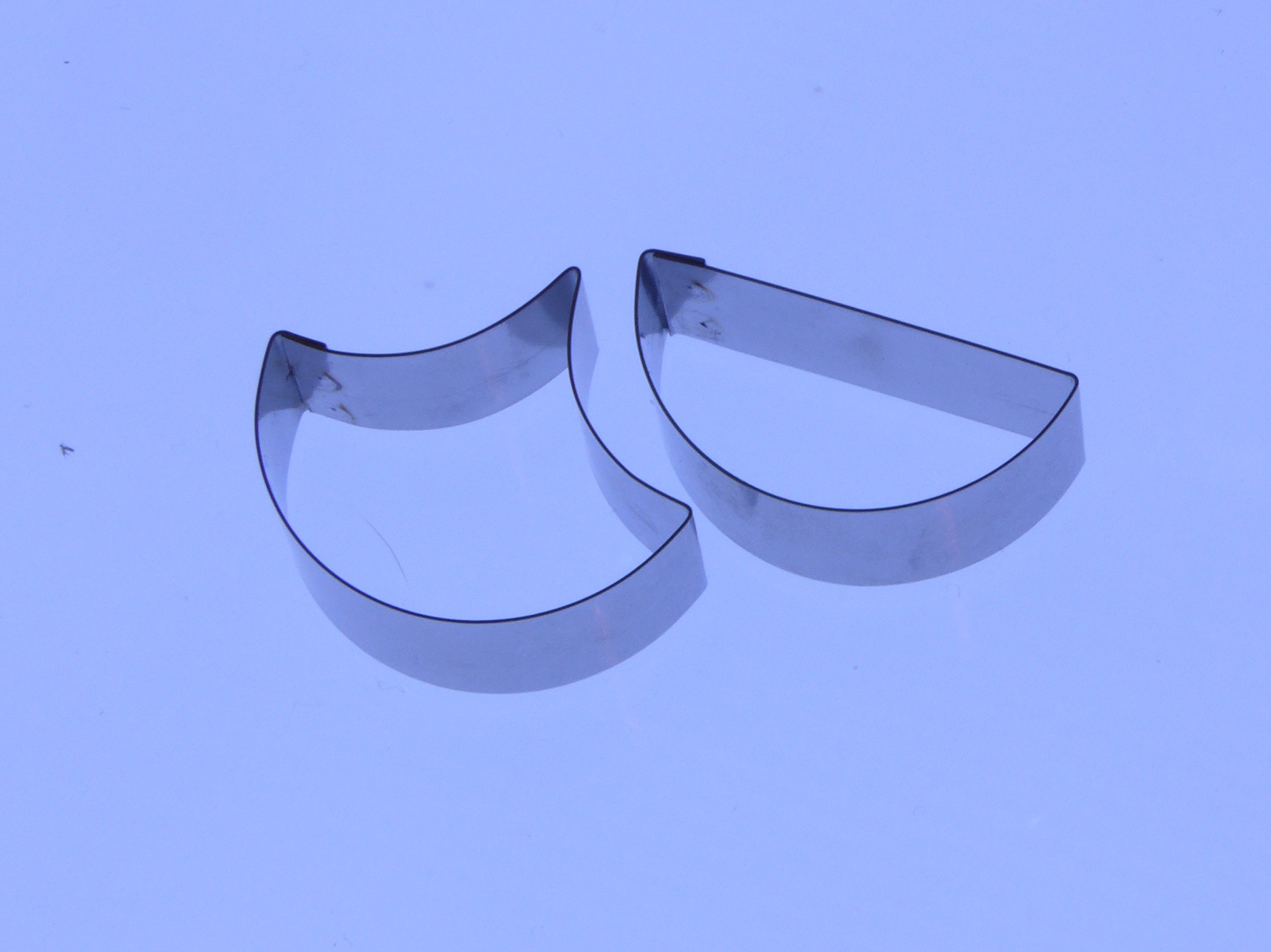 Pattern Effect Geometric Sugarcraft Cutters - Stainless Steel (Pattern 6), Silver - Image 2