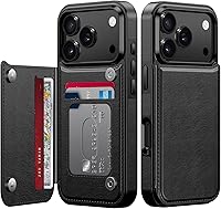 Vista 153 de LETO para iPhone 15 Pro Funda tipo cartera - Tapa tipo folio con patada - Diseños de moda - Tarjetero - Funda protectora para mujeres y niñas - 6.1