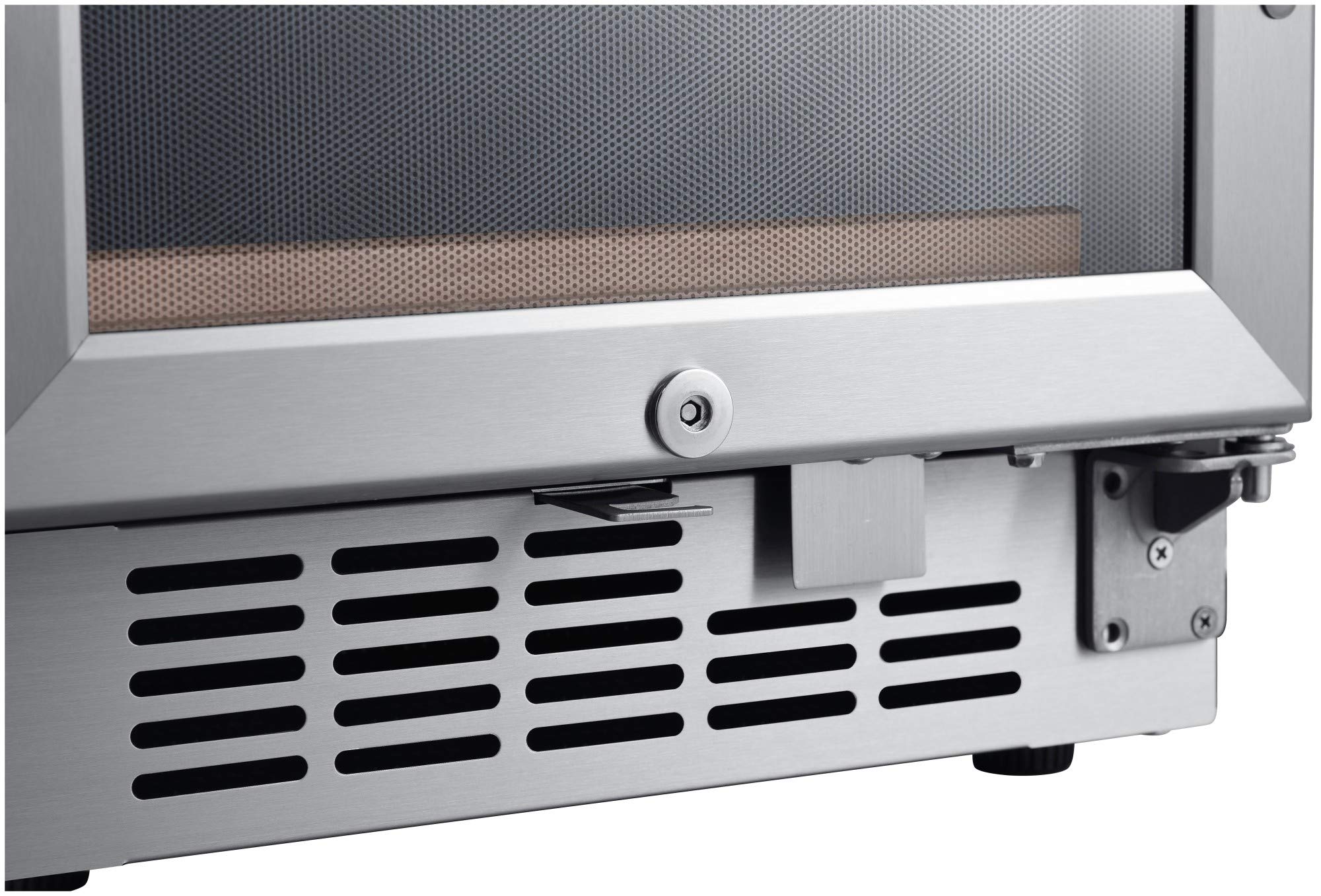 EdgeStar Cwr302sz 15 Inch Wide 25 Bottle Built-In Single Zone Wine Cooler With Reversible Lockable Door And LED Lighting - Stainless Steel on Fridge.com - View 6