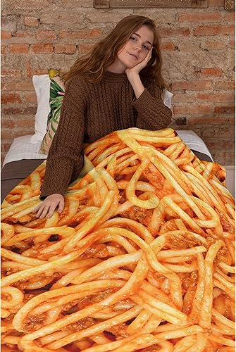 Miniatura 6 de Manta de espagueti de tomate súper suave y acogedora para decoración del hogar, sofá, cama, sofá de 50 x 40 pulgadas, pequeña para niños para todas