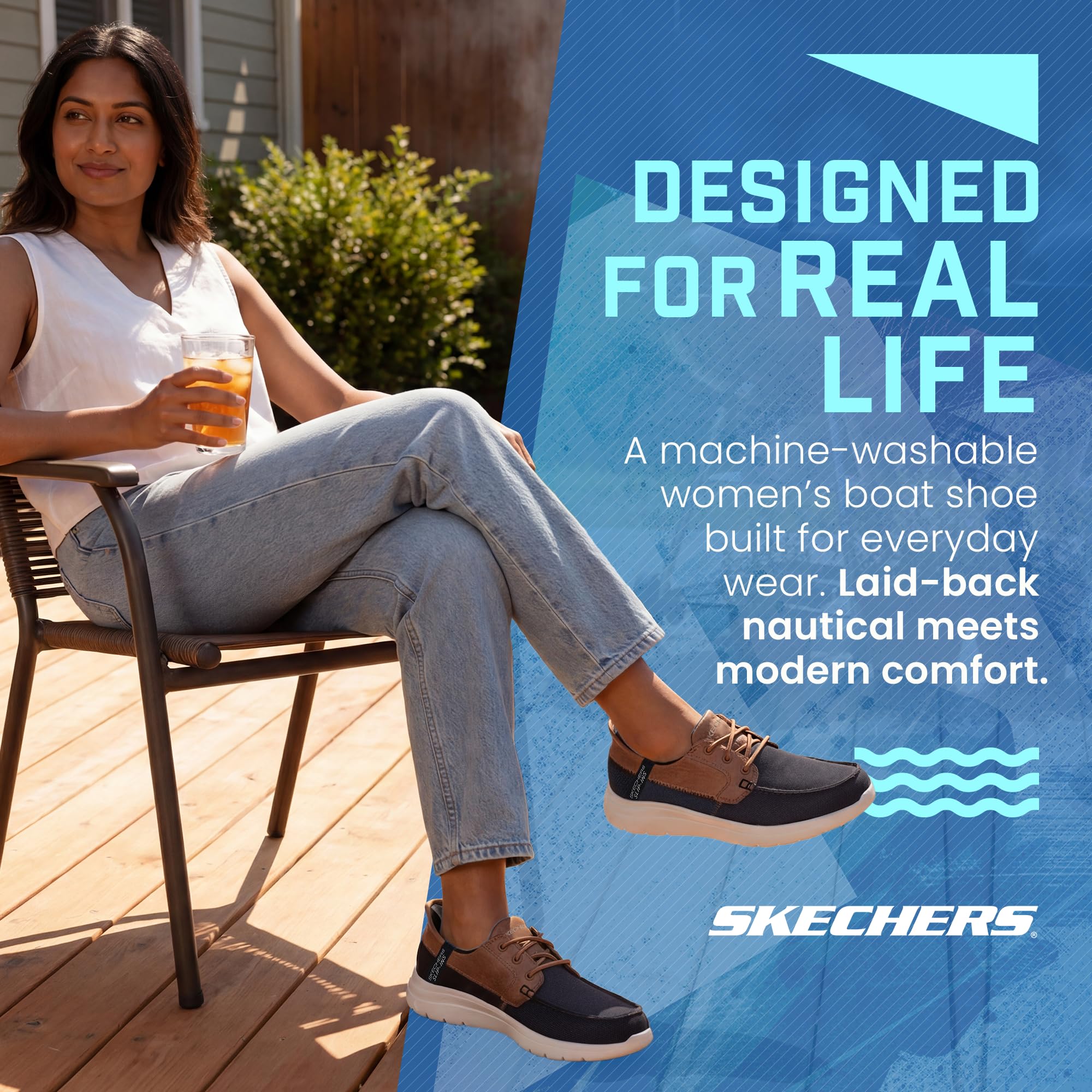 Skechers Mujer On-The-Go Flex Palmilla Slip-In Entrenador