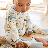 Vista 269 de Burt's Bees Baby - Pijama de una pieza para bebé, mameluco para dormir y jugar, algodón 100% orgánico, cremallera frontal Guitarra acústica.