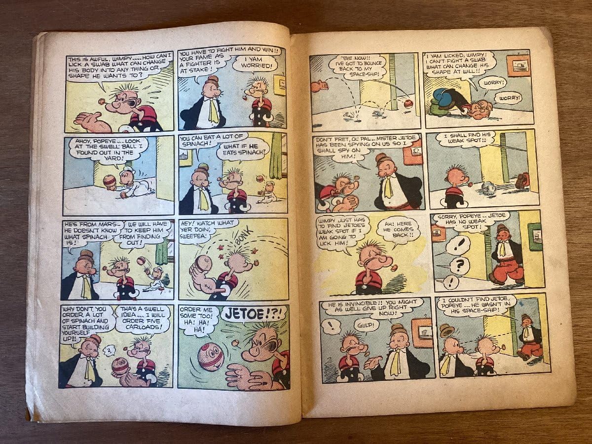 Amazon.co.jp: BB-5455 Popeye 英語版 本 漫画 アニメ ポパイ 海外