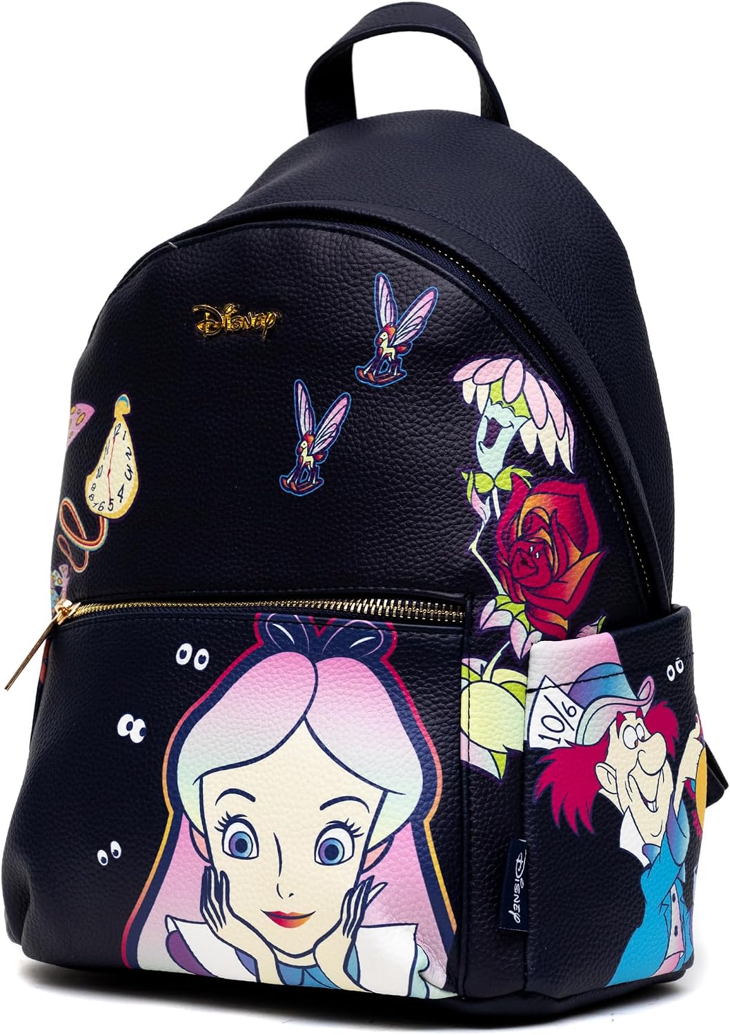 Wondapop Disney Alice in Wonderland 12" Vegan Leather Mini Backpack