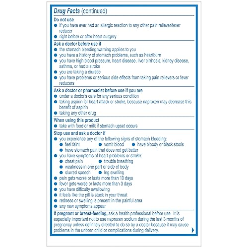 Miniatura 9 de Aleve® Alivio del dolor y reductor de fiebre, cápsulas de gel Soft Grip® para artritis con naproxeno sódico, 40 unidades