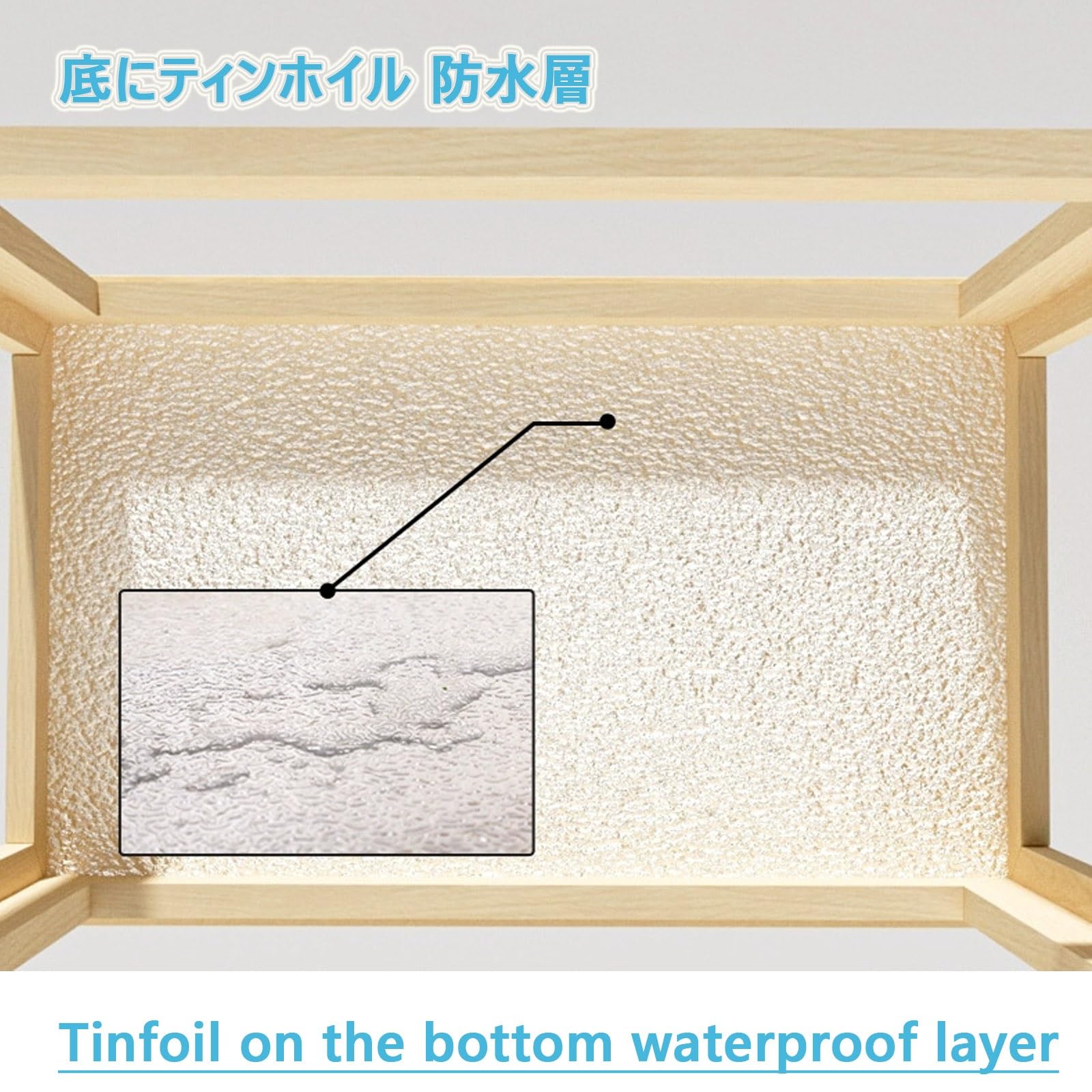 Amazon.co.jp: 木製 飼育ケージ ハムスター ケージ 50 x 30 x 30cm