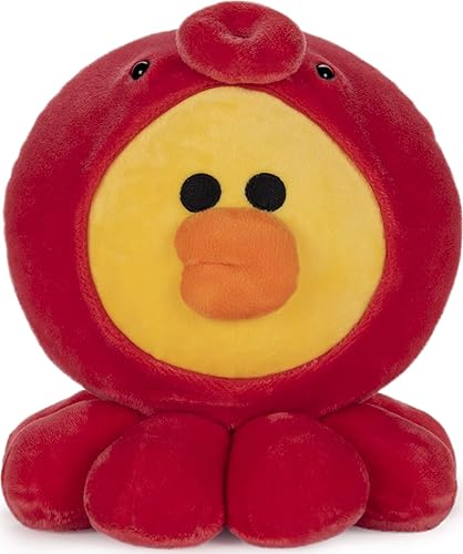 GUND LINE Friends Squid Sally Chick - Peluche de peluche de 7 pulgadas