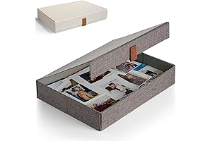 Elegant Doc Safe Photo Box - Secure Storage for Your Treasured Memories