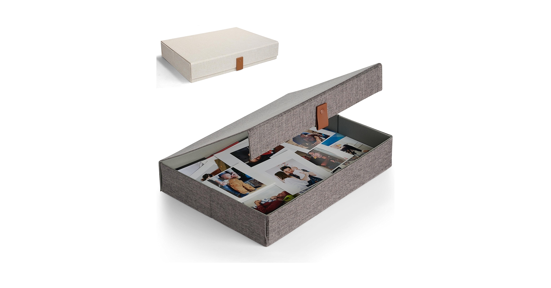 小物 a.m Amazon.com: ZICOTO Decorative Photo Storage Box with Lid - A