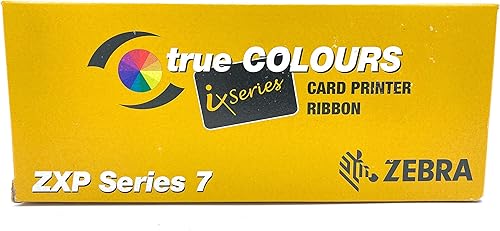 ZEBRA Technologies 800077-740 True Colors IX Series - Cinta de color para la serie ZXP, 7 compatibles, Ymcko, 250 etiquetas por rollo