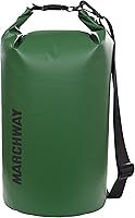 Vista 10 de MARCHWAY - Bolso seco flotante e impermeable 1.32/2.64/5.28/7.93/10.57 galones, parte superior enrollable, mantiene secos equipos de kayak rafting