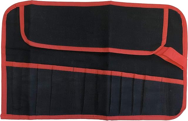 Toolzone 12 Pocket Canvas Tool Roll Storage Wallet Bag
