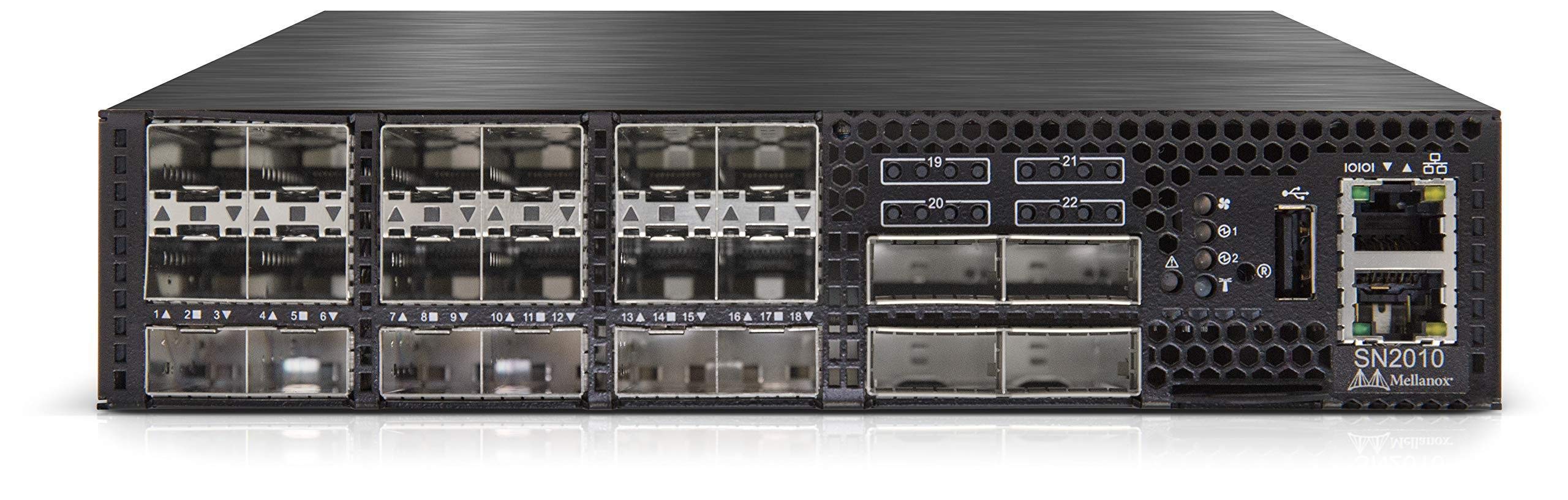 Spectrum SN2010 - Switch - L3 - Managed - 18 x 25 Gigabit SFP28 + 4 x 100 Gigabit QSFP28 - rack-mountable