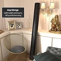 Vista 165 de Red Lantern Pantalla de onda de bambú corta de 4 pies - Blanco