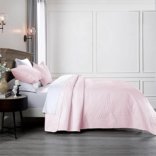 Miniatura 3 de Boryard Juego de edredón King de 3 piezas, colcha ligera y suave (104 x 90 pulgadas) con 2 fundas de almohada (20 x 36 pulgadas) para todas las