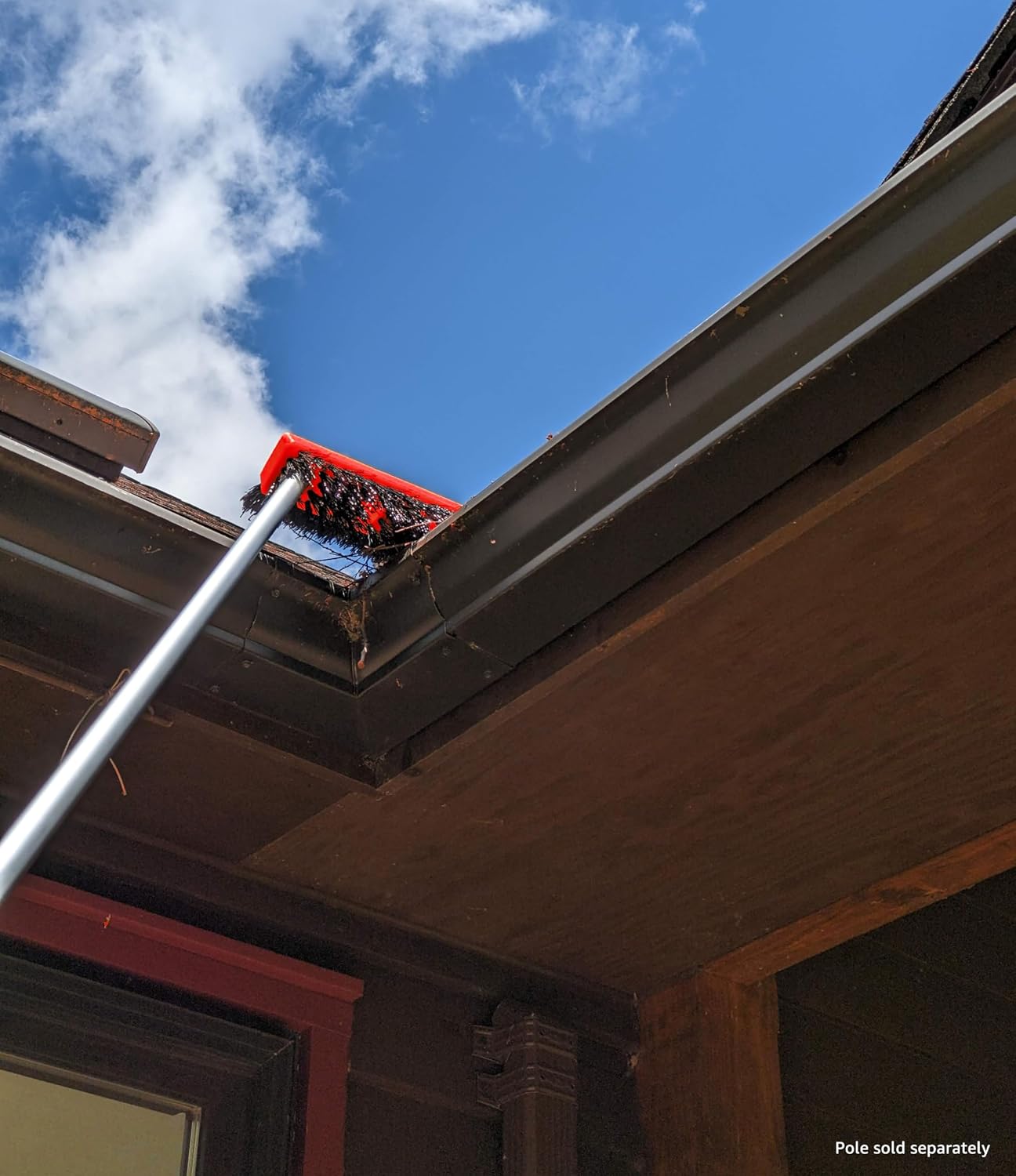 ALLWAY GGB Gutter Guard and Deck Cleaning Brush, 10"
