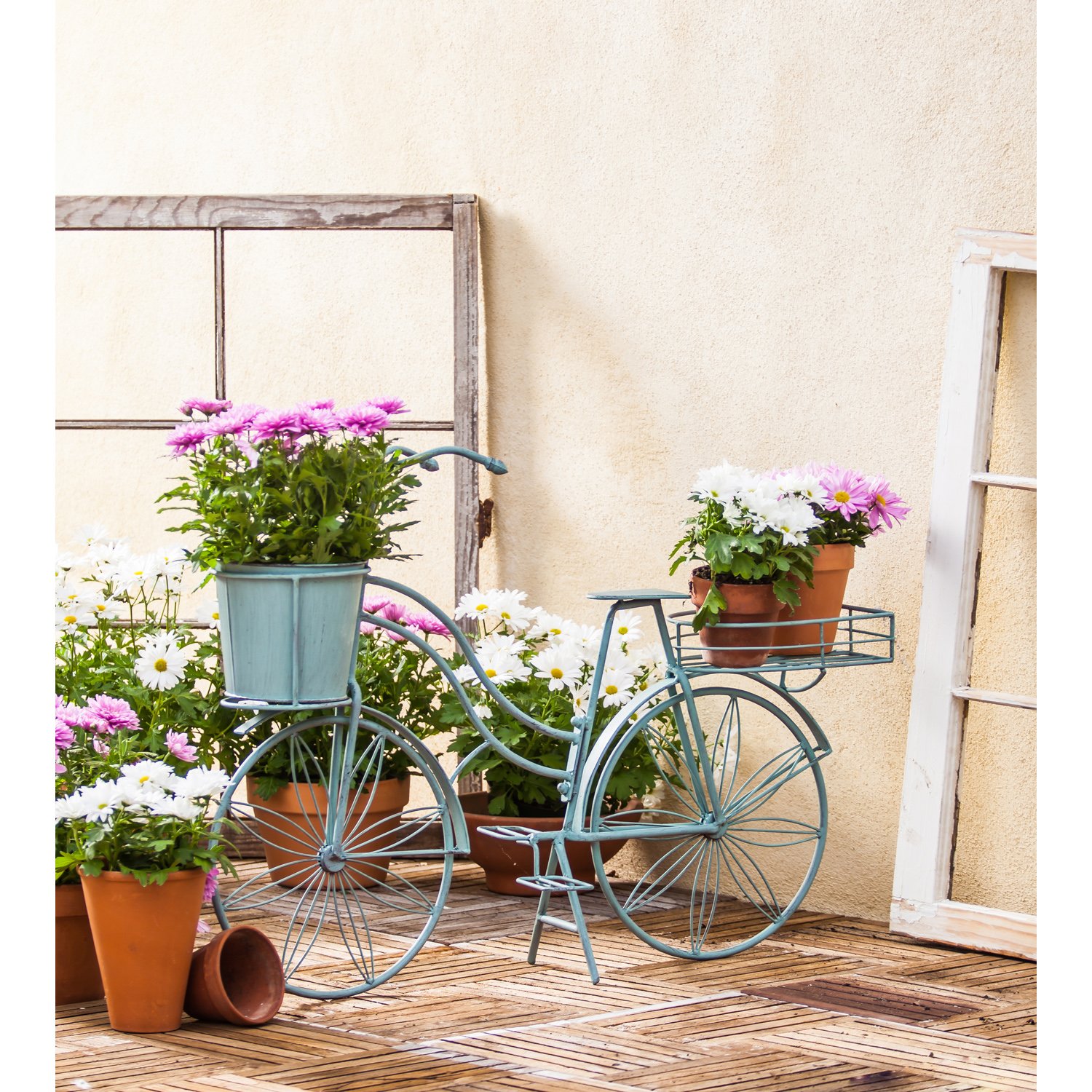 Amazon.com : Cape Craftsmen Shabby-Chic Vintage Teal Bicycle