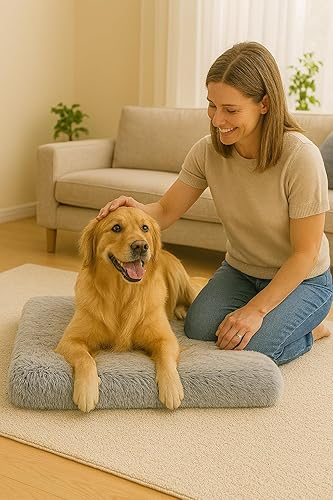 Miniatura 7 de Cama para perros (XL calidad premium, lavable y portátil, ecológica, varios tamaños, diseño elegante, funda extraíble, tamaño XL (39.37 x 23.62 x