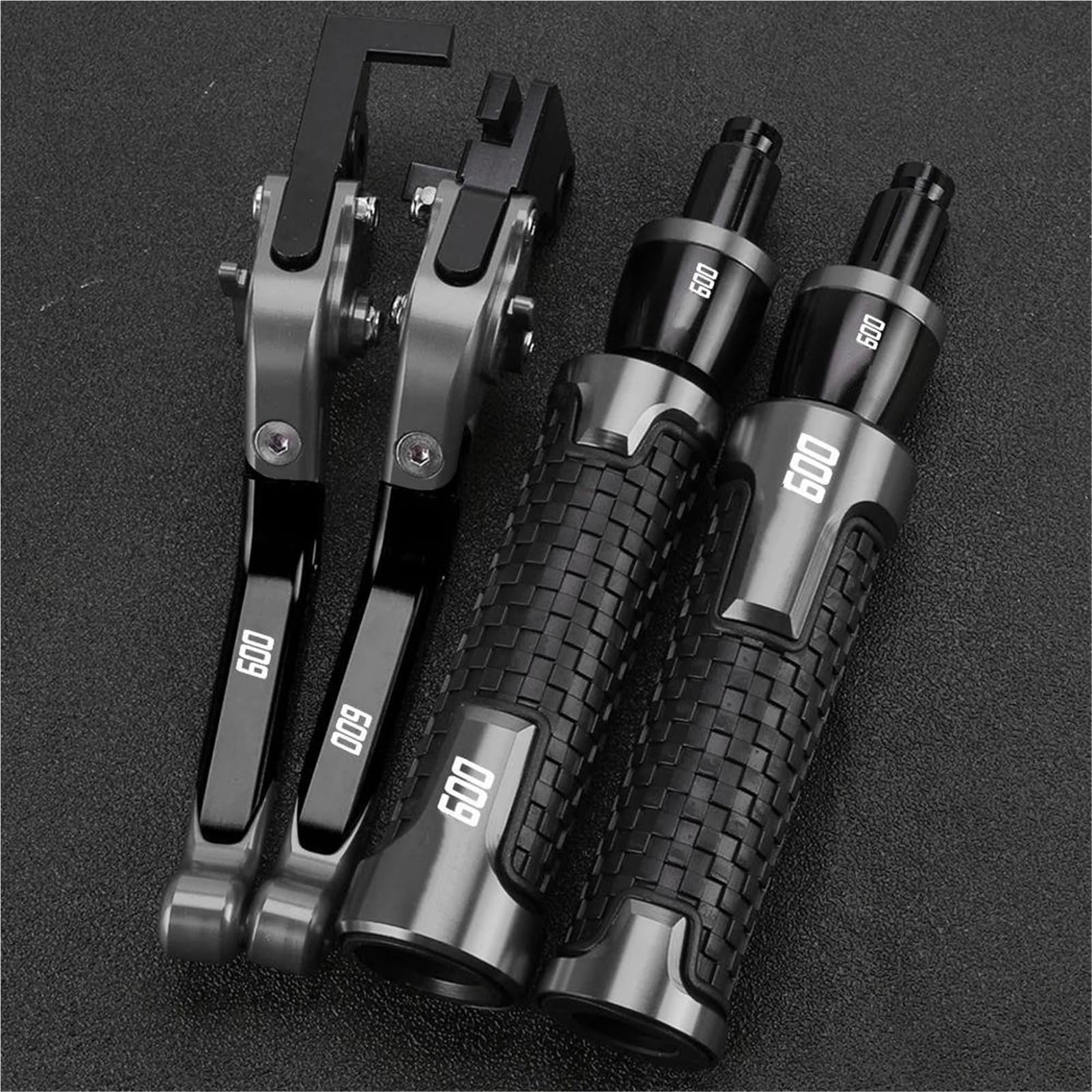 Tgvselpj Black1 Motorcycle Part Motorcycle Handle Bar Extendable Folding Brake Clutch Lever Handlebar For H-Onda Cbr600f Cbr 600F Cbr600 F 2010-2013(Black1)