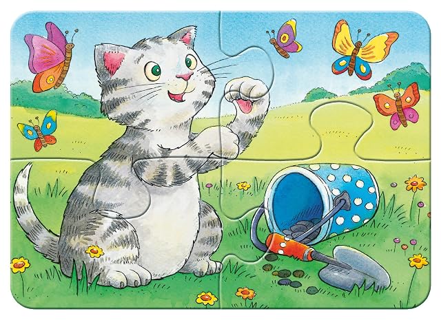 Foto 4 de 8 de Puzle Infantil Ravensburger, 06951 Cute Pets, mi Primer Rompecabezas de 2, 4, 6, 8 Piezas