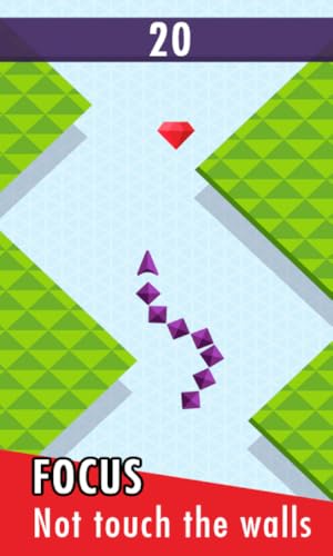 Impossible Road Arrow Test - Addicting Time Waster One touch Retro Phone Classic Snake
