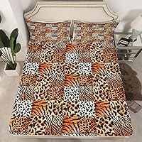 Vista 215 de jejeloiu Sea Turtle Sheet Set Ocean Creature Themed Sheets with Deep Pocket Fitted Sheet Sea Underwater World Bed Sheets Set Bed Reptile Tortoise