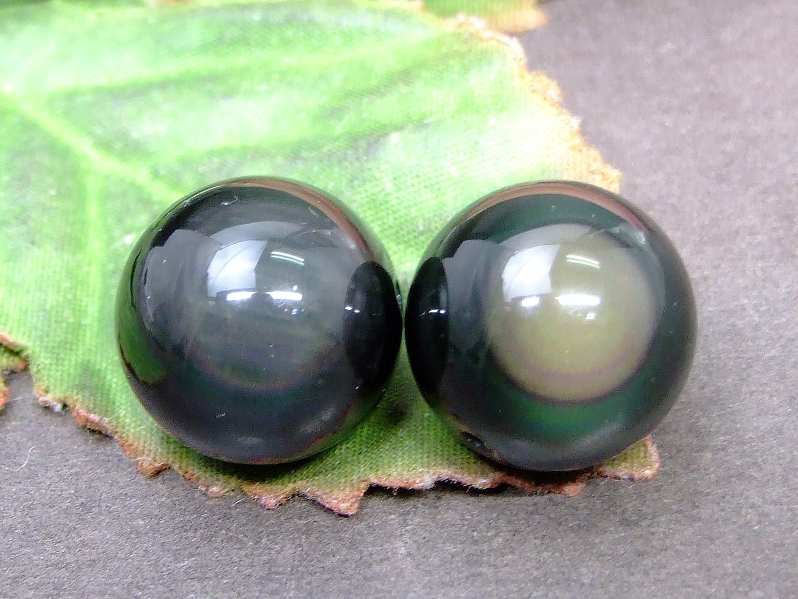 Amazon.co.jp: g3-381M オブシディアン 16mm 5A 1粒売り 黒曜石
