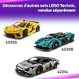 LEGO Technic Ferrari FXX K - Jouet Voiture de Course - Maquette de Construction avec Moteur V12, Différentiel & Pistons Mobiles - Décoration Automobile - Cadeau pour Garçon dès 10 Ans 42212 - 7