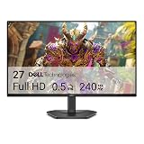 Monitor Dell 27, Fhd (1920 x 1080), 240 Hz, Ips, Se2726hg | 1000:1 de contraste, Tempo de Resposta de 0,5 ms, Brilho de 300 nits, 2 HDMI, 1 DisplayPort, VESA 100 x 100, 99% sRGB. — imagem 1