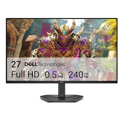 Monitor Dell 27, Fhd (1920 x 1080), 240 Hz, Ips, Se2726hg | 1000:1 de contraste, Tempo de Resposta de 0,5 ms, Brilho de 300 nits, 2 HDMI, 1 DisplayPort, VESA 100 x 100, 99% sRGB.