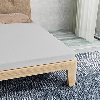 Frideko 7cm Memory Foam Mattress Topper Double Mattress Topper With Washable Zipped Cover, Back Pain Support for Double Bed, Caravan, Old Mattress