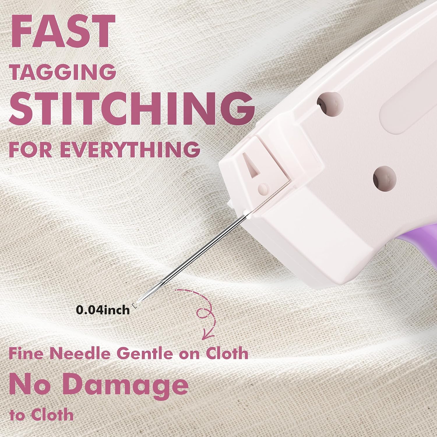 Stitch Gun for Clothes, Tagging Gun, Quick Clothing Fixer, 10 Color image 2