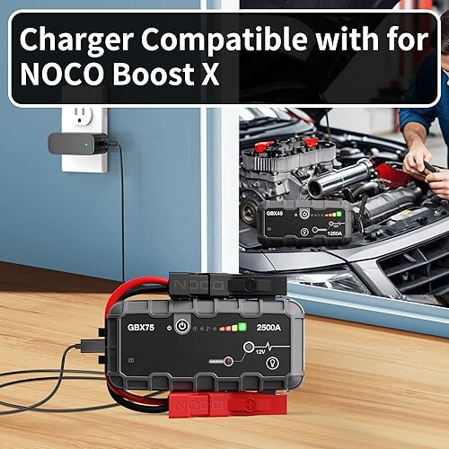 Miniatura 3 de Cargador para arrancador de batería NOCO Boost Sport, cable de alimentación compatible con NOCO Boost X GBX155 GBX75 GBX55 GBX45 Fuente de