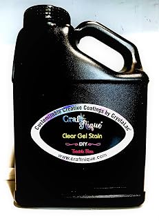 CrystaLac, CraftNique Clear Gel Stain & Glaze DIY Tintable Base (Water-Based) (Gallon)