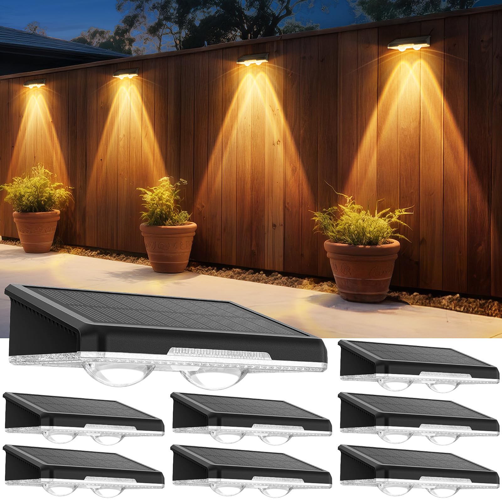 APILAB Solar Fence Lights