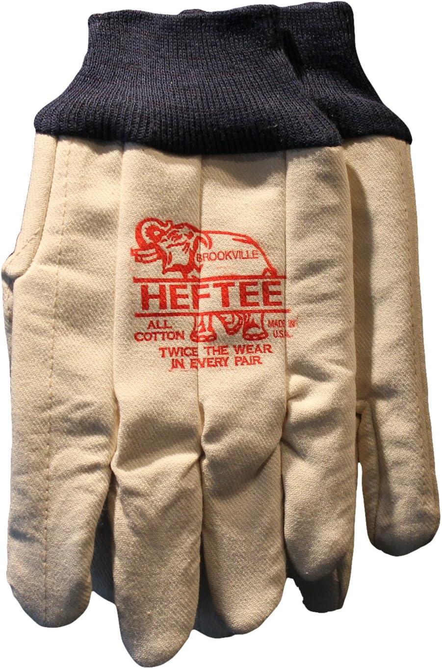Heftee 72K. Gloves, White, Large