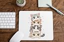 AMBILE AMS Store Mouse Pad with Anti-fray Stitching, Waterproof Surface & Non-Slip Rubber Base Stitched Edges Gaming Mouse Mat for Laptop, Compatible with Laser and Optical Mice (Design6) gallery image
